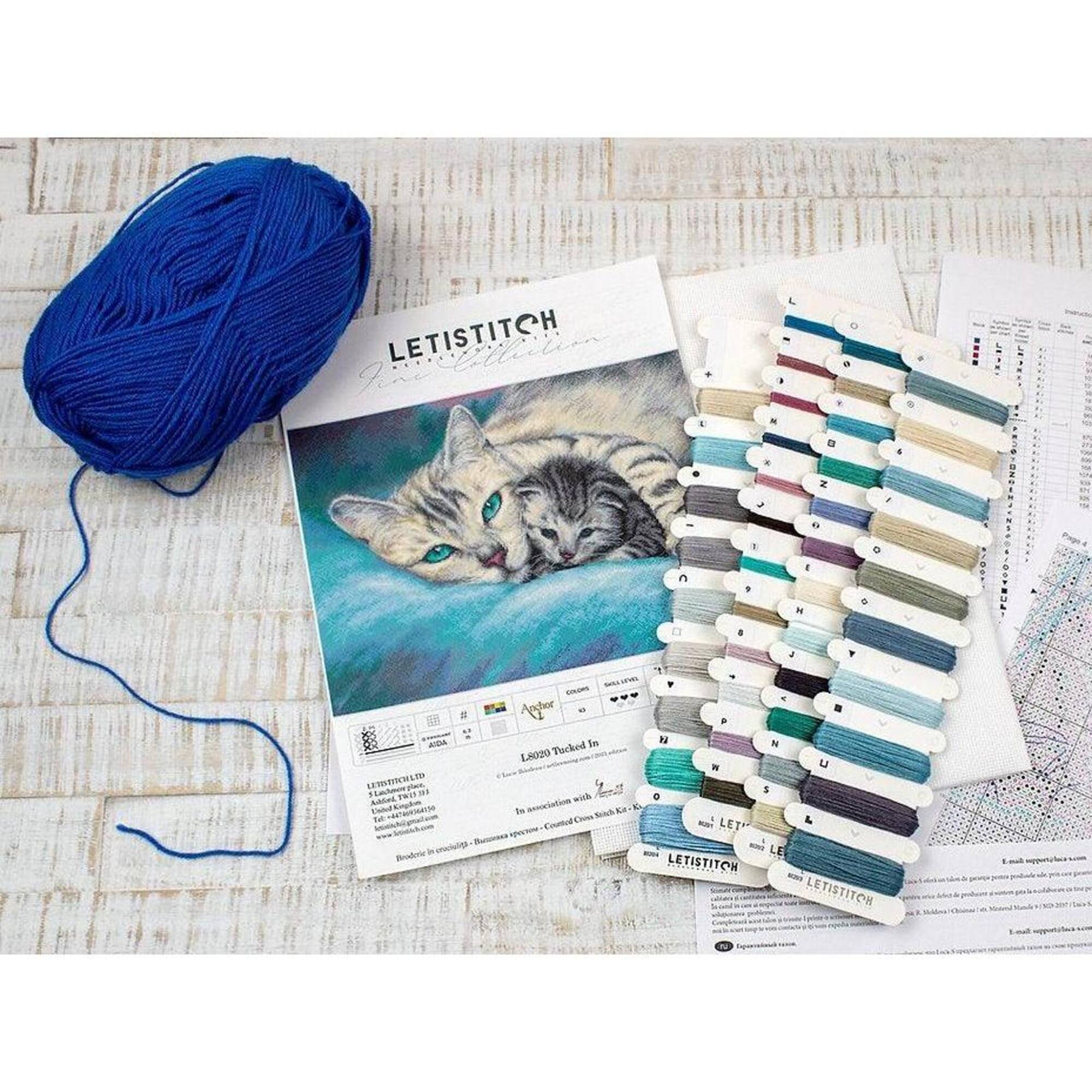 Letistitch Tucked In Counted Cross Stitch Kit